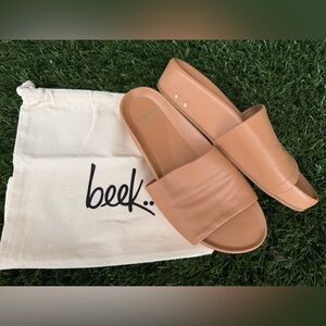 beek Pelican platform leather sandals